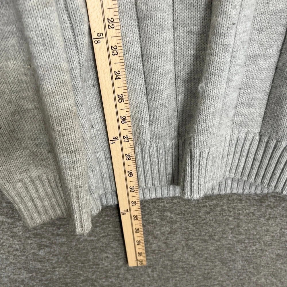Southpole XXL Mens Gray 1/4 Zip‎ Sweater Striped Knit Pullover VTG Y2K